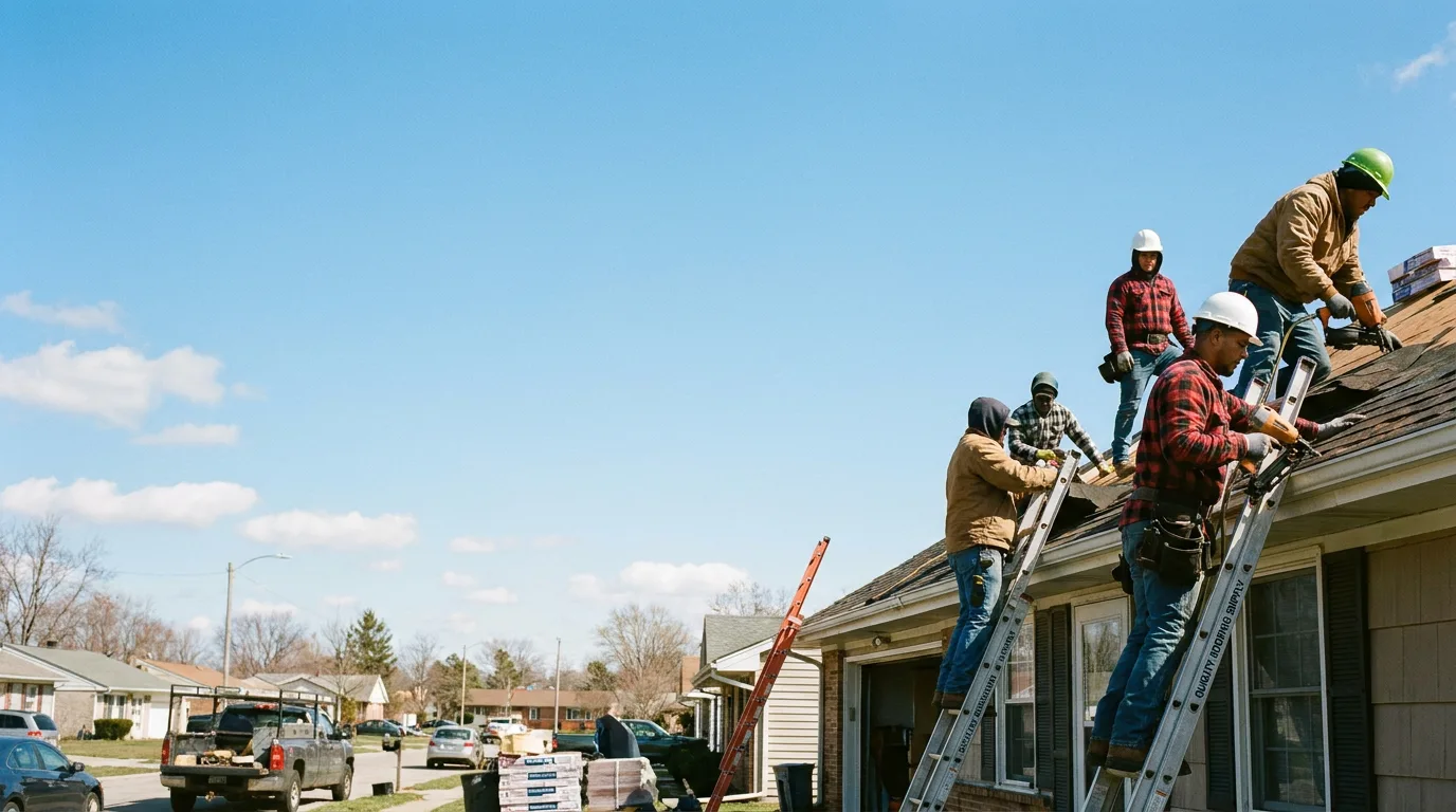 Roofing in Monroe Center, IL near me